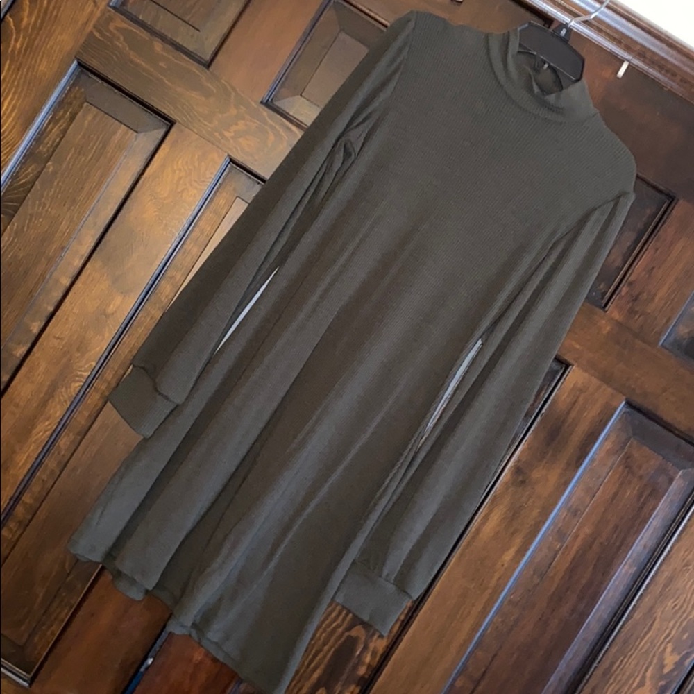 Olive green dress